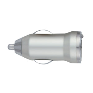 On-The-Go Car Charger - Matte Silver