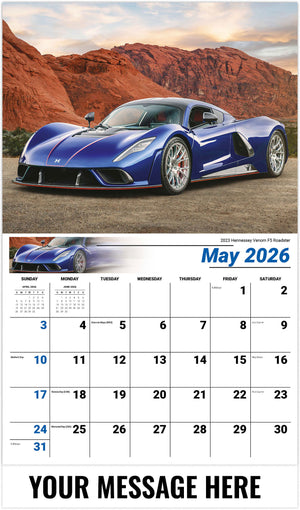 Exotic Cars - 2026 Promotional Calendar