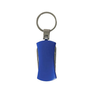 Aluminum Multi Tool with Keychain - Blue