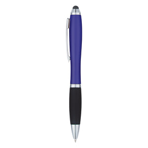 Satin Stylus Pen - Blue With Black