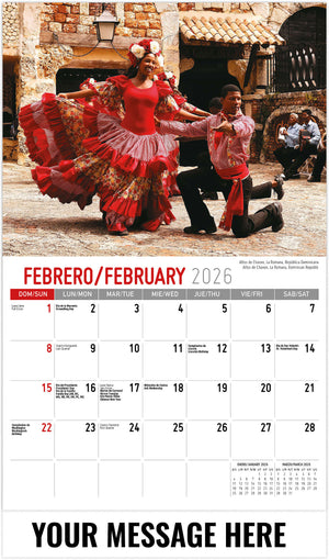 Beauty of Latin America (Bilingual) - 2026 Promotional Calendar