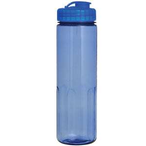 24 oz Prestige Bottle with Flip Top Lid - CM0394 - Translucent Blue