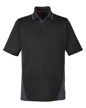 Harriton Men's Tall Flash Snag Protection Plus IL Colorblock Polo