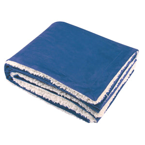 Sherpa Blanket - Royal Blue