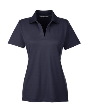 CrownLux Performance™ Ladies' Plaited Polo - Navy