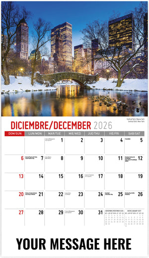 Scenes of America (Bilingual) - 2026 Promotional Calendar