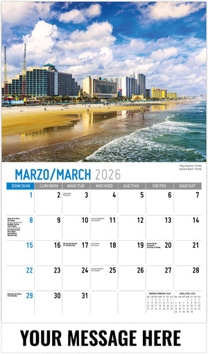 Scenes of America (Bilingual) - 2026 Promotional Calendar