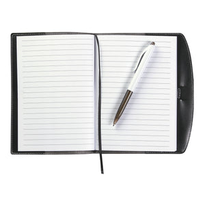 Savannah Notebook With Pen - Black