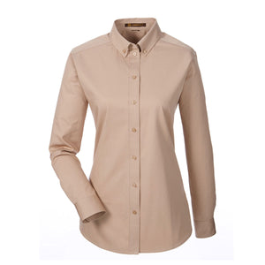 Long Sleeve Twill Shirt with Teflon - Women ACM581W (KHAKI)