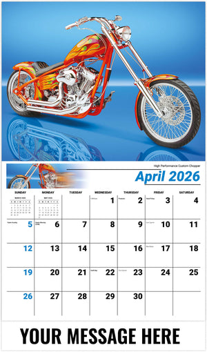 Motorcycle Mania - 2026 Promotional Calendar