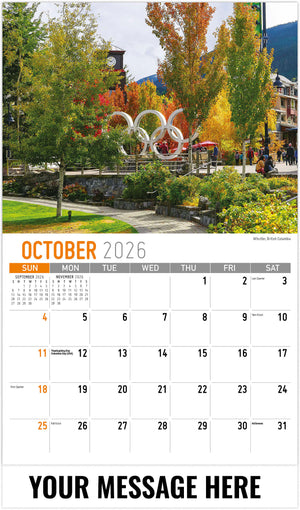 Scenes of Western Canada - 2026 Promotional Calendar