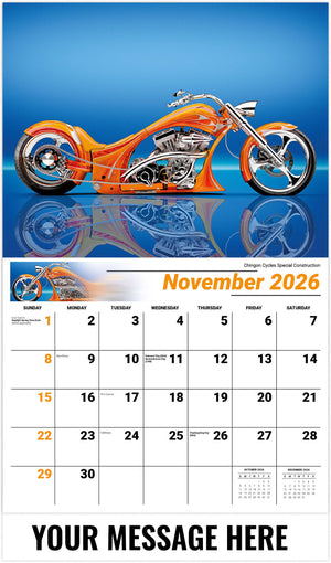 Motorcycle Mania - 2026 Promotional Calendar