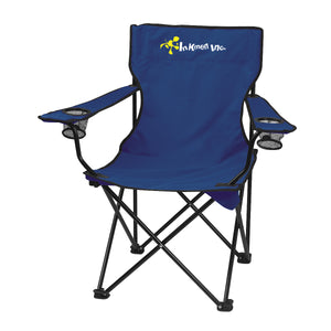 Folding Chair with Carrying Bag - Navy Blue