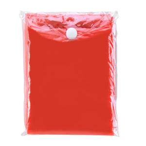 Disposable Poncho - Red