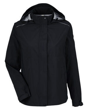 Core365 Ladies' Packable Rain Jacket