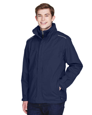 Core365 Men's Tall Region 3-in-1 Jacket with Fleece Liner