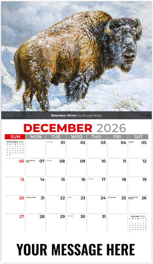 Wildlife Portraits - 2026 Promotional Calendar