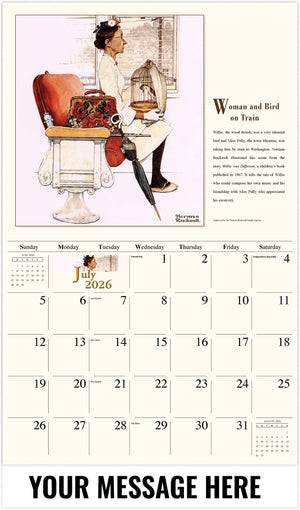 Memorable Images by Norman Rockwell Memory - 2026 Promotional Calendar