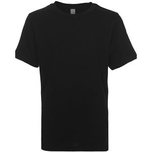 Next Level Youth Boys’ Cotton Crew - Black