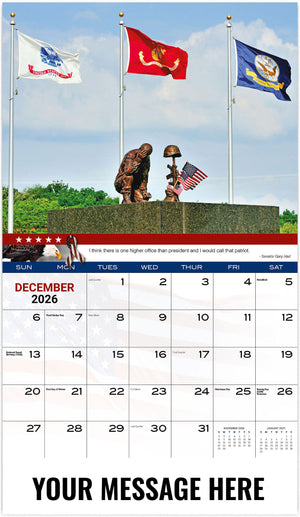 Home of the Brave - 2026 Promotional Calendar