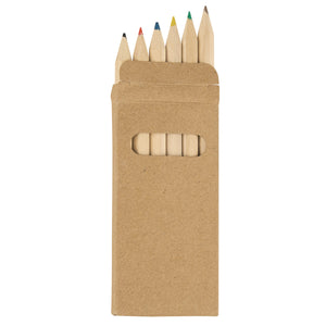 6-Piece Colored Pencil Set - Natural