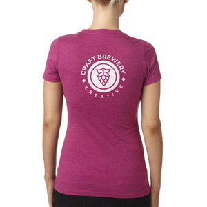 Ladies' CVC T-Shirt - Back