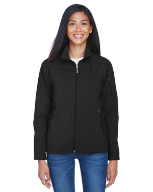 North End Ladies' Three-Layer Fleece Bonded Performance Soft Shell Jacket