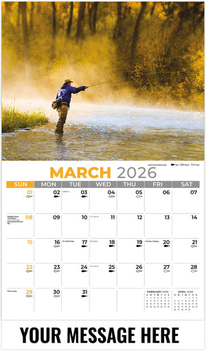 Fishing and Hunting - 2026 Promotional Calendar