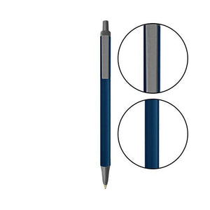 Cobalt BIC® Clic Stic® Pen - Cobalt With Silver