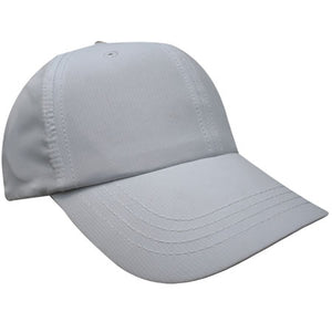 Constructed "Parachute" cap  - Custom Embroidered - KC_8951 - White