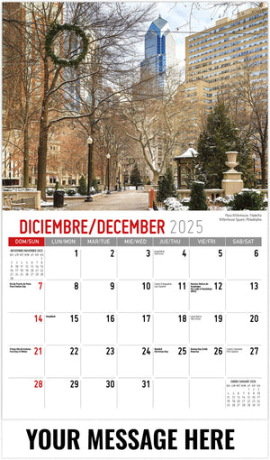 Scenes of America (Bilingual) - 2026 Promotional Calendar