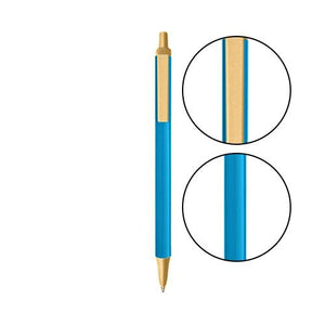 Blue BIC® Clic Stic® Pen - Blue With Cream