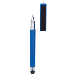 Stylus Pen With Phone Stand And Screen Cleaner - Blue