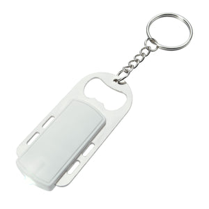 Bottle Opener Key Light - White