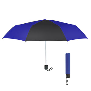 42" Arc Budget Telescopic Umbrella HT_4130 - Royal Blue With Black