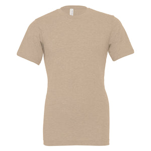 Bella + Canvas Unisex Heather CVC T-Shirt - Heather Tan