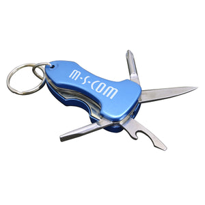 Mini 5-Function Multi-Tool Key Tag - CM2062 - Blue