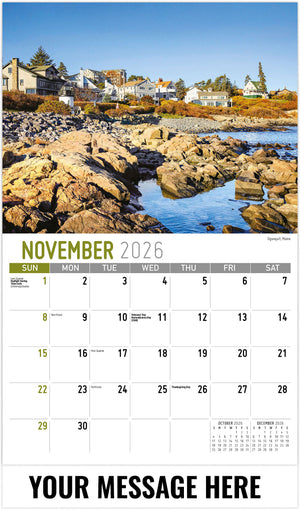 Scenes of New England - 2026 Promotional Calendar