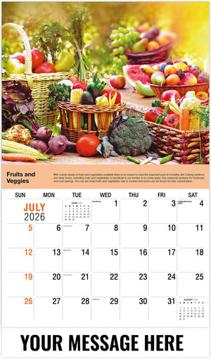 Health Tips - 2026 Promotional Calendar