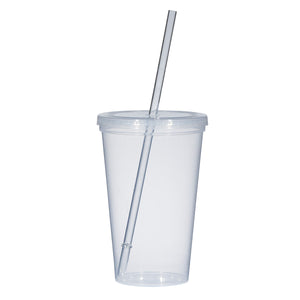 20 Oz. Sunsplash Single Wall Tumbler - Translucent Clear