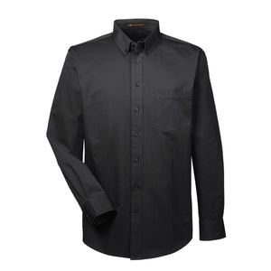 Long Sleeve Twill Shirt with Teflon - Men ACM581 (Black)