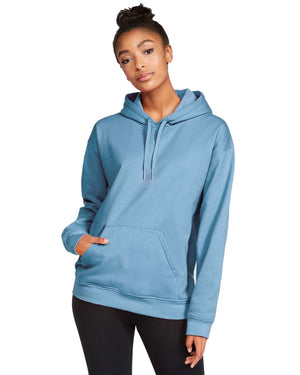 Adult Softstyle® Fleece Pullover Hooded Sweatshirt - Stone Blue