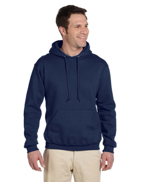 Adult Super Sweats® NuBlend® Fleece Pullover Hooded Sweatshirt - J Navy