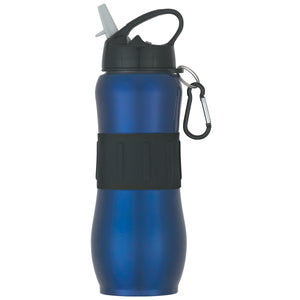 28 Oz. Stainless Steel Sport Grip Bottle - Blue