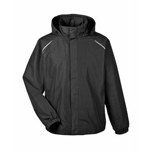 Core365 Fleece-Lined All Season Jacket - Men AC88224 (Black)