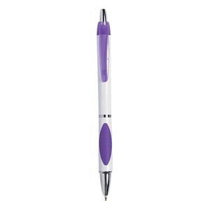 Sassy Pen - White With Purple