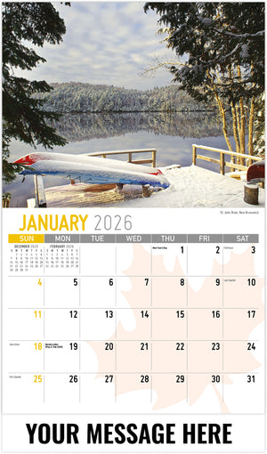 Scenes of Canada - 2026 Promotional Calendar