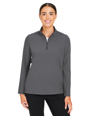 Devon & Jones CrownLux Performance® Ladies' Windsor Welded Quarter-Zip