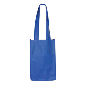 2 Bottle Wine Tote - Royal Blue