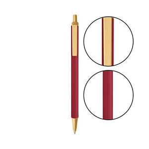 Metallic Red BIC® Clic Stic® Pen - Metallic Red With Cream